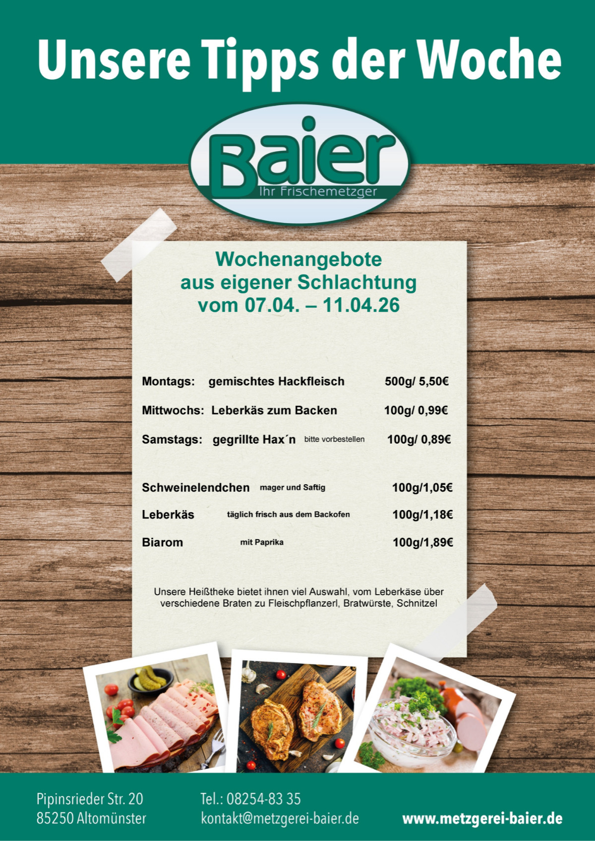 Wochenangebot