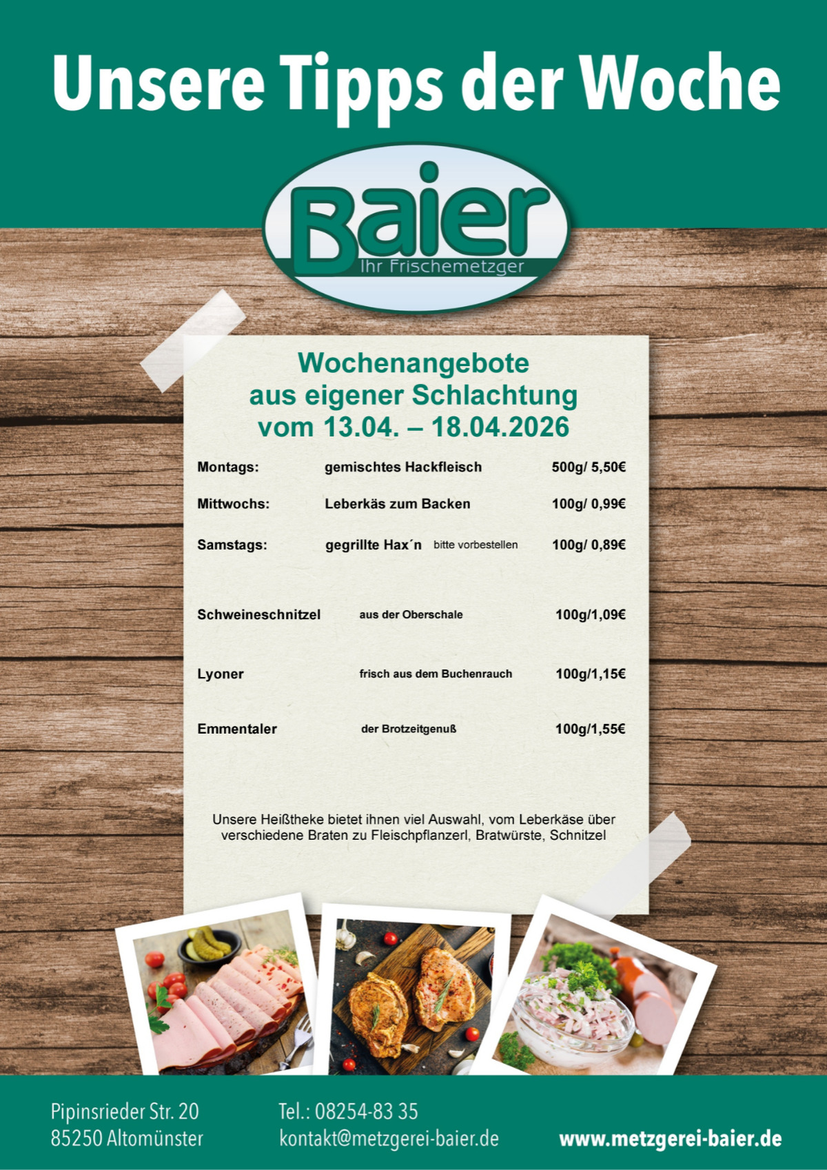 Wochenangebot