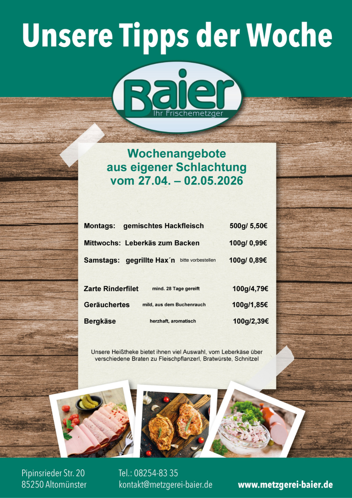 Wochenangebot