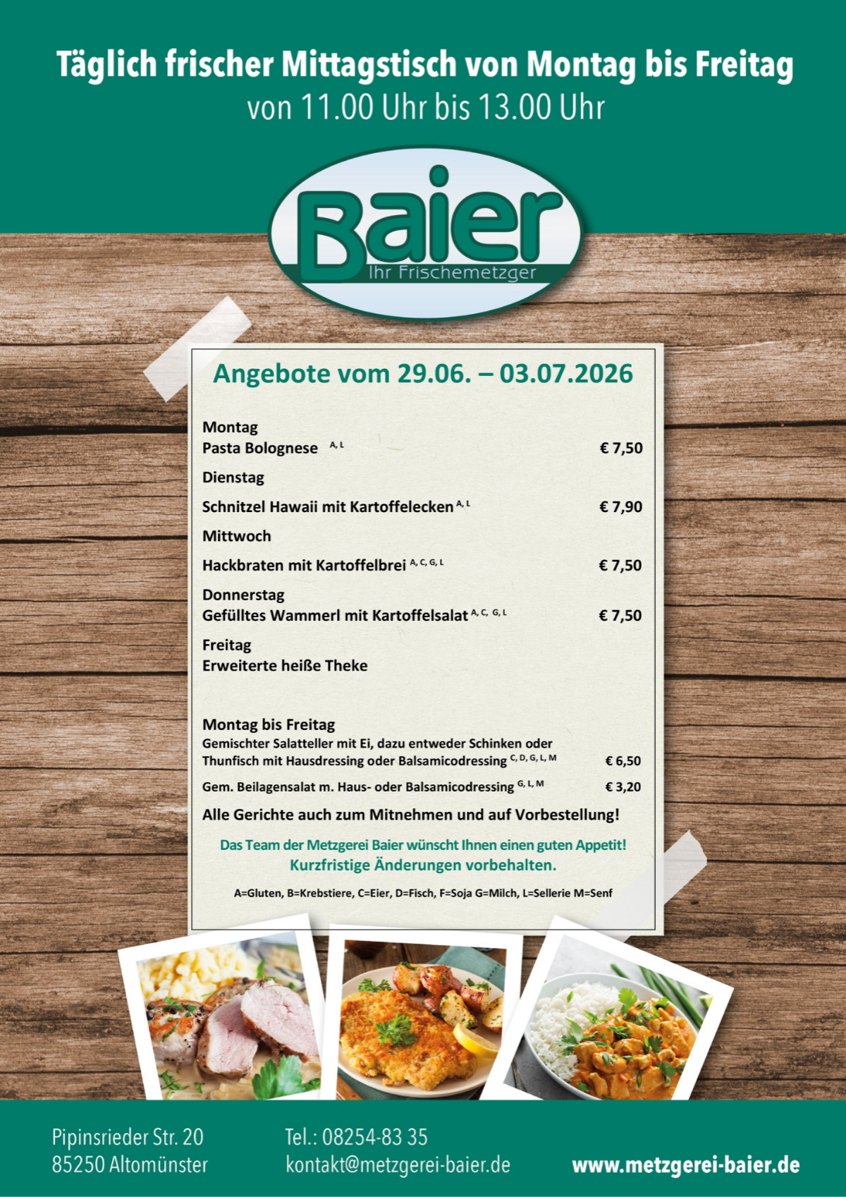 Mittagstisch