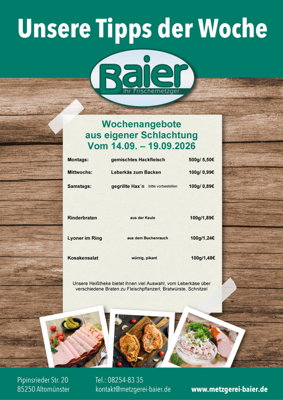 Wochenangebot